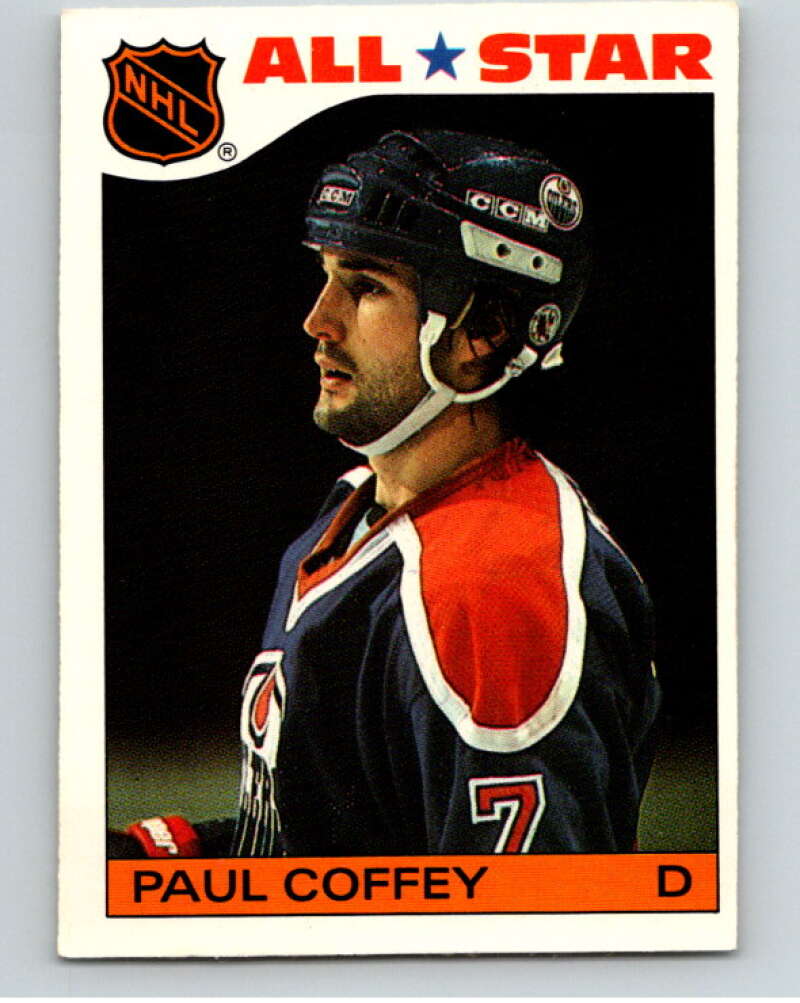 1985-86 Topps Sticker Inserts #4 Paul Coffey Edmonton Oilers V52739 Image 1