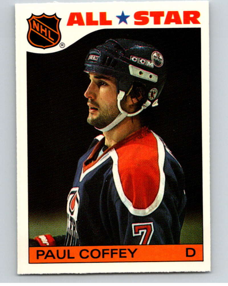 1985-86 Topps Sticker Inserts #4 Paul Coffey Edmonton Oilers V52740 Image 1