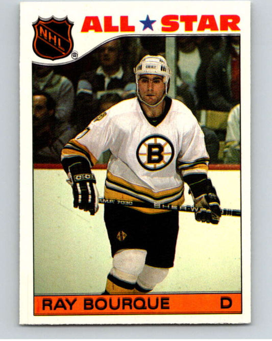 1985-86 Topps Sticker Inserts #5 Ray Bourque  Boston Bruins  V52741 Image 1