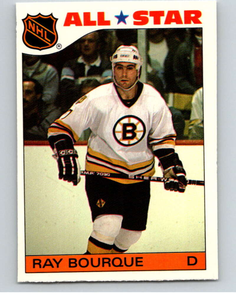 1985-86 Topps Sticker Inserts #5 Ray Bourque Boston Bruins V52742 Image 1