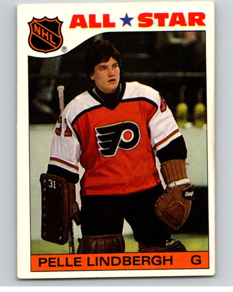 1985-86 Topps Sticker Inserts #6 Pelle Lindbergh Philadelphia Flyers V52743 Image 1