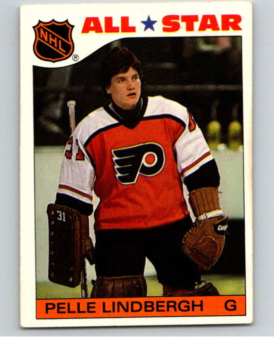 1985-86 Topps Sticker Inserts #6 Pelle Lindbergh  Philadelphia Flyers  V52743 Image 1