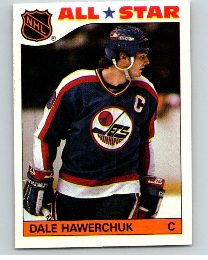 1985-86 Topps Sticker Inserts #8 Dale Hawerchuk Winnipeg Jets V52752 Image 1
