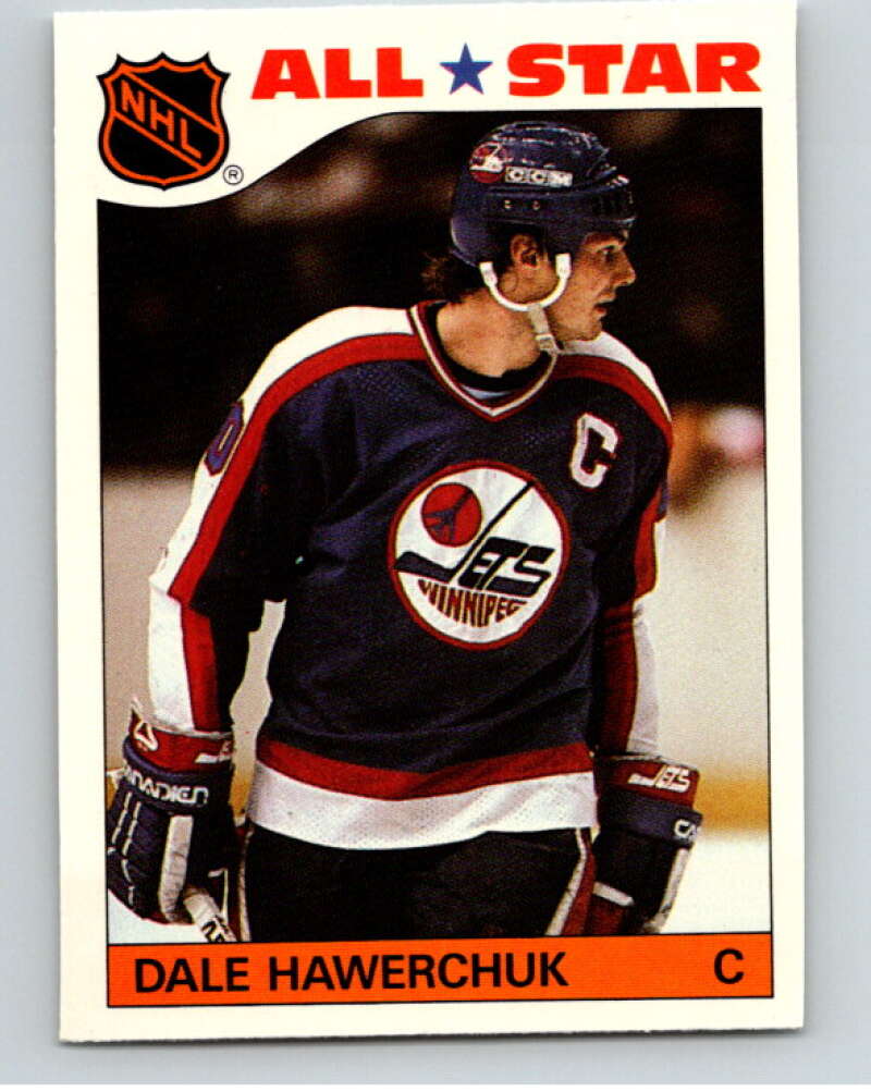 1985-86 Topps Sticker Inserts #8 Dale Hawerchuk Winnipeg Jets V52754 Image 1