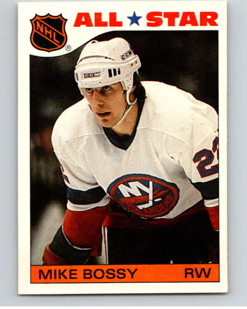 1985-86 Topps Sticker Inserts #9 Mike Bossy New York Islanders V52755 Image 1