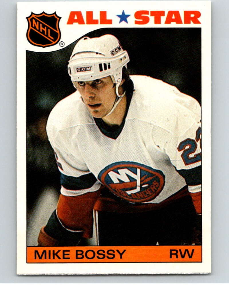 1985-86 Topps Sticker Inserts #9 Mike Bossy New York Islanders V52756 Image 1