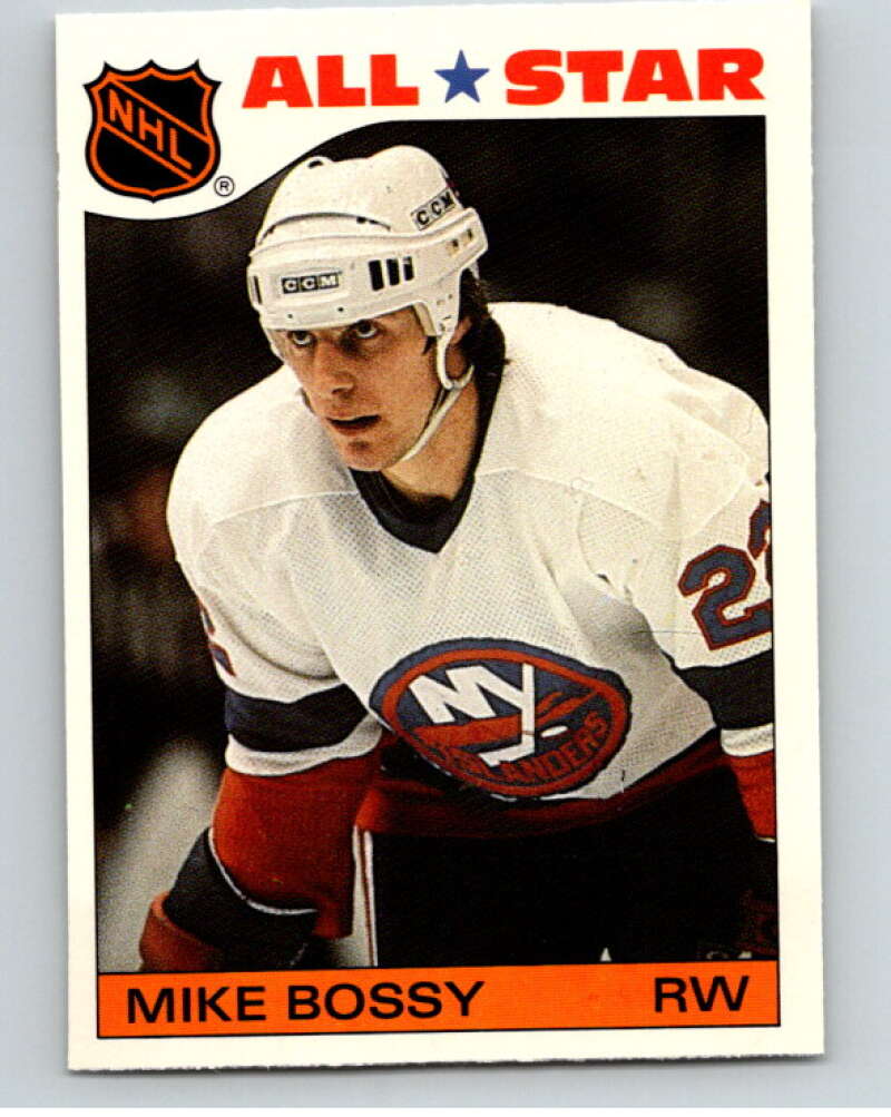 1985-86 Topps Sticker Inserts #9 Mike Bossy New York Islanders V52757 Image 1