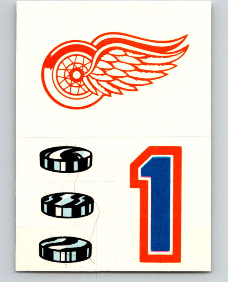 1985-86 Topps Sticker Inserts #15 Detroit Red Wings/1 V52781 Image 1