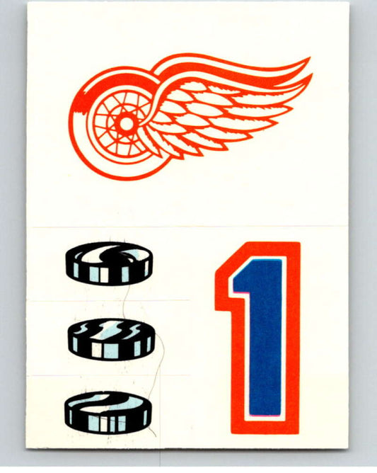 1985-86 Topps Sticker Inserts #15 Detroit Red Wings/1   V52781 Image 1