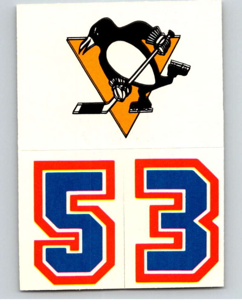 1985-86 Topps Sticker Inserts #16 Pittsburgh Penguins/53 V52786 Image 1