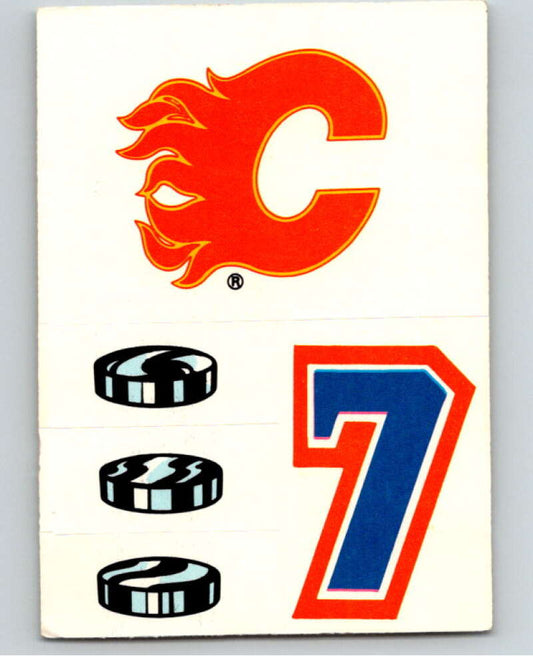 1985-86 Topps Sticker Inserts #18 Calgary Flames/7   V52792 Image 1