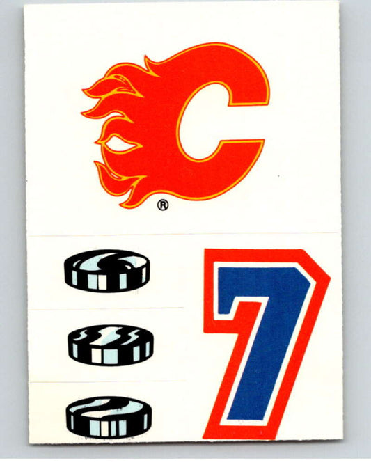 1985-86 Topps Sticker Inserts #18 Calgary Flames/7 V52794 Image 1