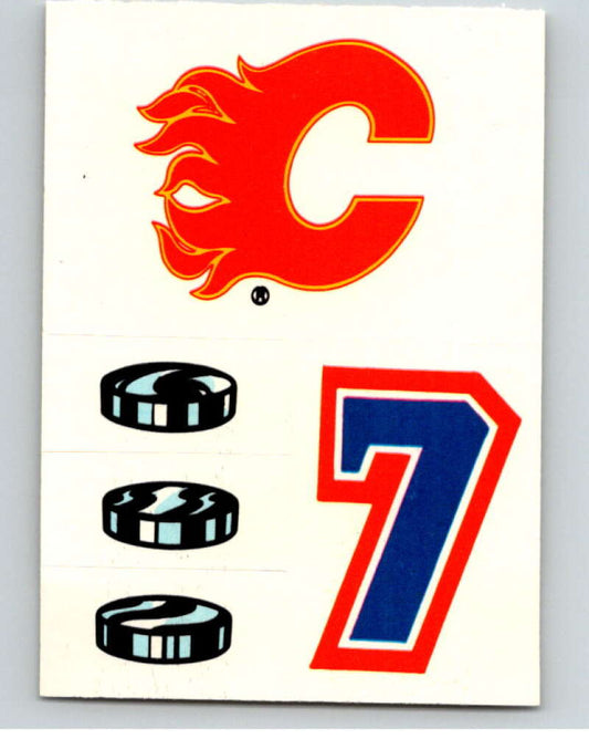 1985-86 Topps Sticker Inserts #18 Calgary Flames/7 V52796 Image 1
