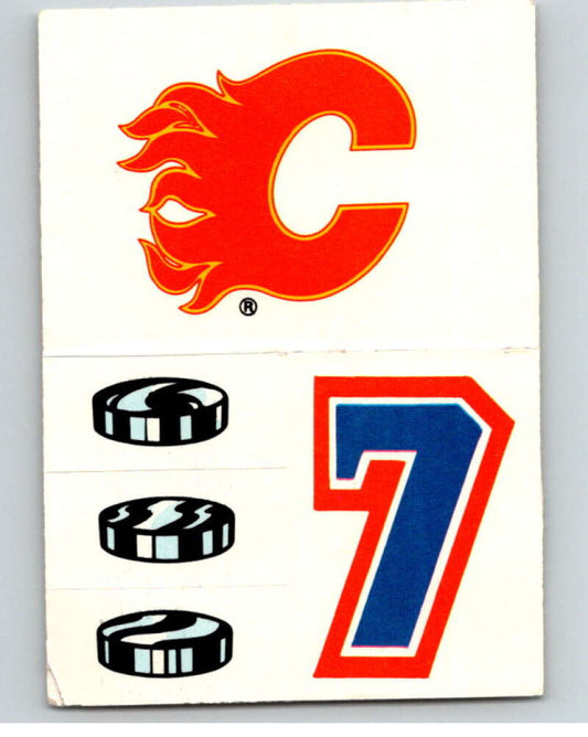 1985-86 Topps Sticker Inserts #18 Calgary Flames/7 V52797 Image 1