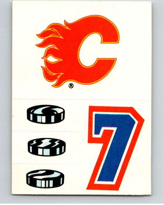 1985-86 Topps Sticker Inserts #18 Calgary Flames/7 V52798 Image 1