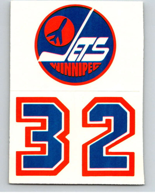 1985-86 Topps Sticker Inserts #19 Winnipeg Jets/32   V52800 Image 1