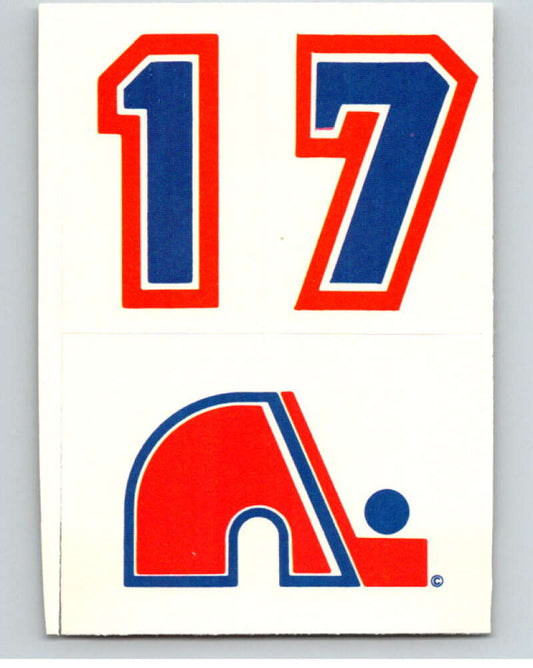 1985-86 Topps Sticker Inserts #20 17/Quebec Nordiques   V52804 Image 1