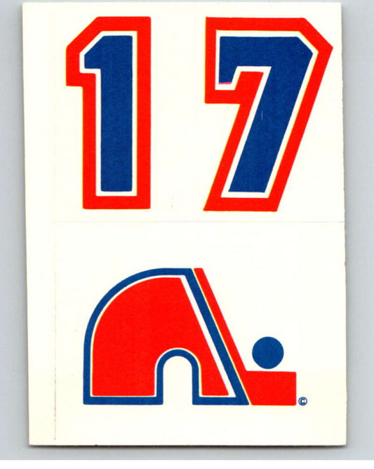 1985-86 Topps Sticker Inserts #20 17/Quebec Nordiques   V52805 Image 1