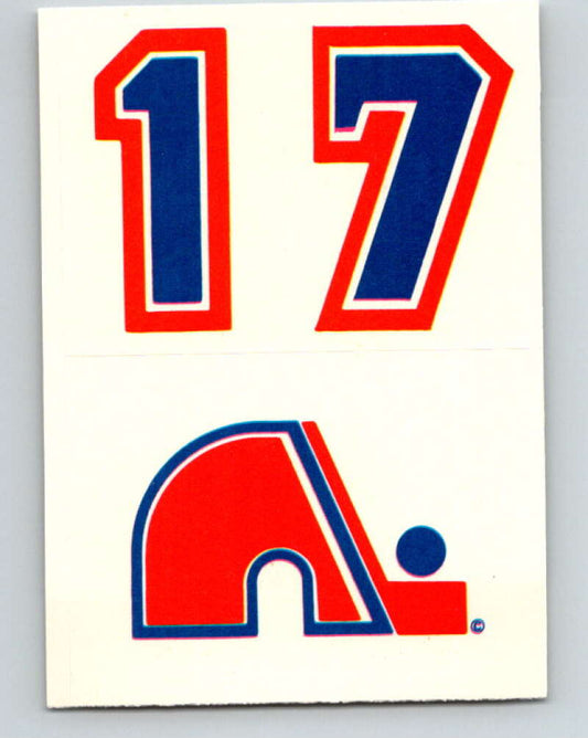 1985-86 Topps Sticker Inserts #20 17/Quebec Nordiques   V52806 Image 1