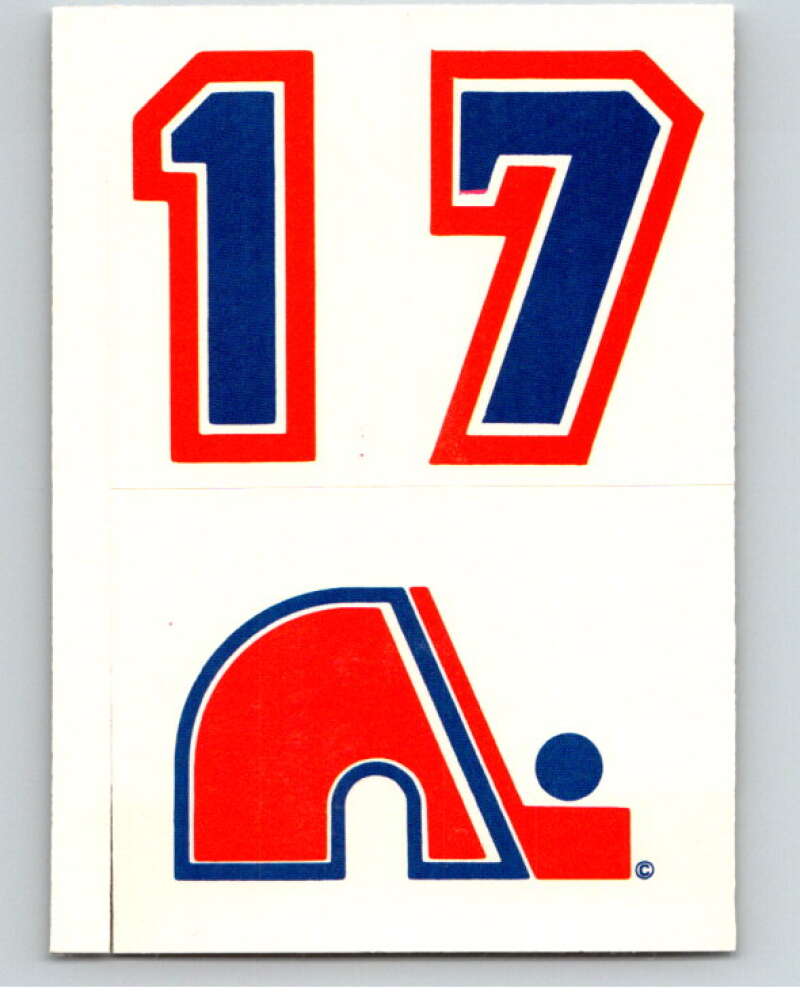 1985-86 Topps Sticker Inserts #20 17/Quebec Nordiques V52807 Image 1