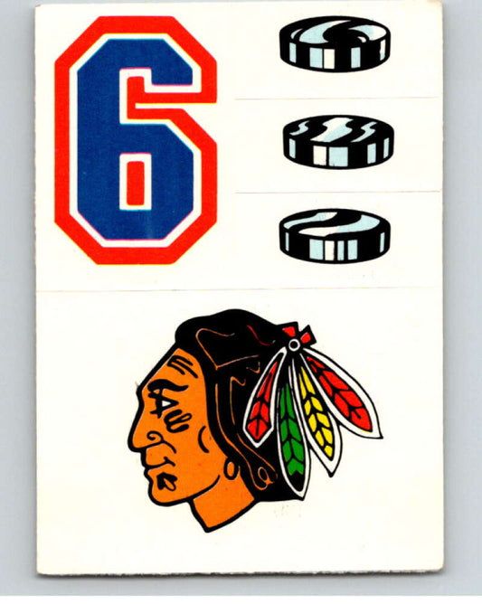 1985-86 Topps Sticker Inserts #21 6/Chicago Blackhawks   V52810 Image 1
