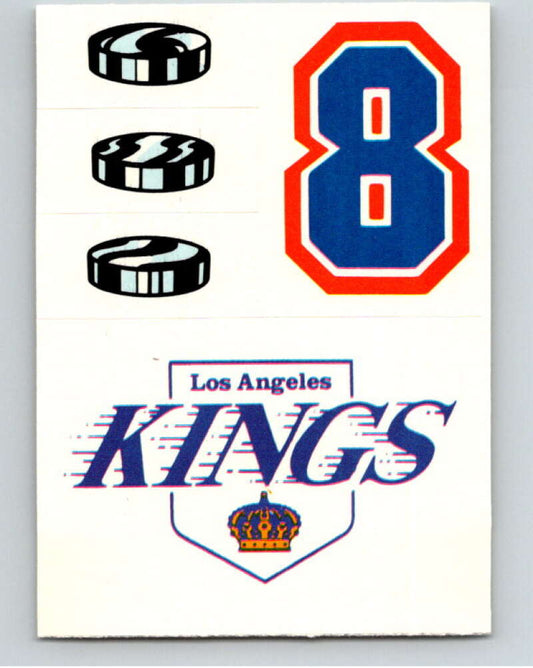 1985-86 Topps Sticker Inserts #22 8/Los Angeles Kings   V52814 Image 1