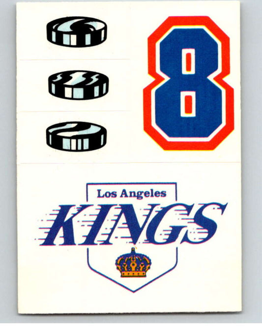 1985-86 Topps Sticker Inserts #22 8/Los Angeles Kings   V52817 Image 1