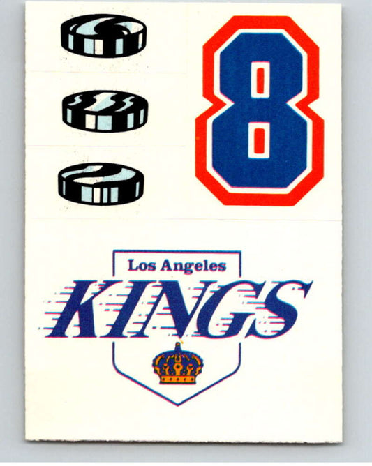 1985-86 Topps Sticker Inserts #22 8/Los Angeles Kings   V52818 Image 1