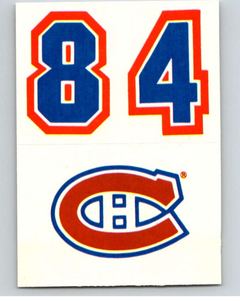 1985-86 Topps Sticker Inserts #23 84/Montreal Canadiens V52820 Image 1