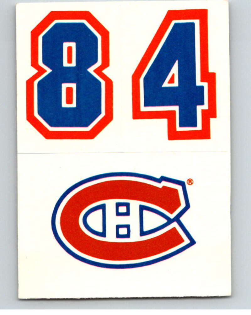 1985-86 Topps Sticker Inserts #23 84/Montreal Canadiens V52821 Image 1