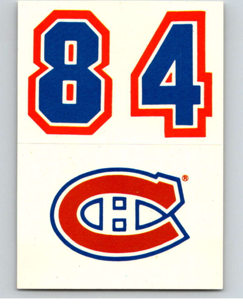 1985-86 Topps Sticker Inserts #23 84/Montreal Canadiens V52822 Image 1