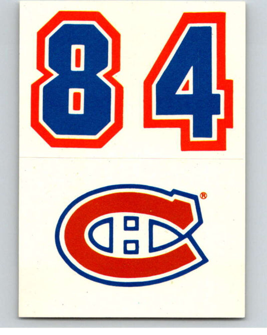 1985-86 Topps Sticker Inserts #23 84/Montreal Canadiens   V52822 Image 1