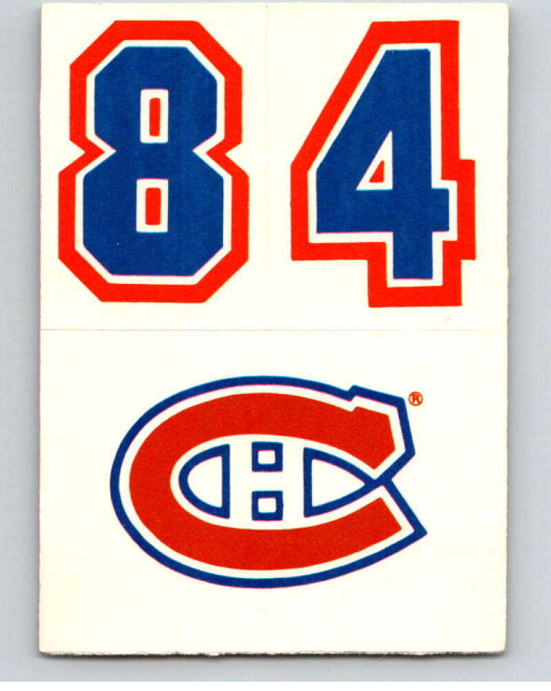 1985-86 Topps Sticker Inserts #23 84/Montreal Canadiens V52823 Image 1
