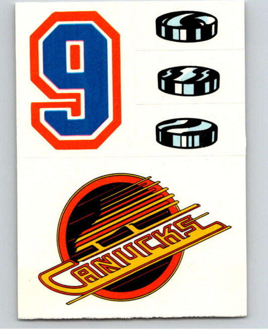 1985-86 Topps Sticker Inserts #24 9/Vancouver Canucks   V52825 Image 1