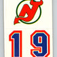 1985-86 Topps Sticker Inserts #27A New Jersey Devils/19   V52836 Image 1