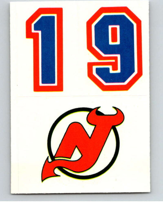 1985-86 Topps Sticker Inserts #27B 19/New Jersey Devils   V52838 Image 1