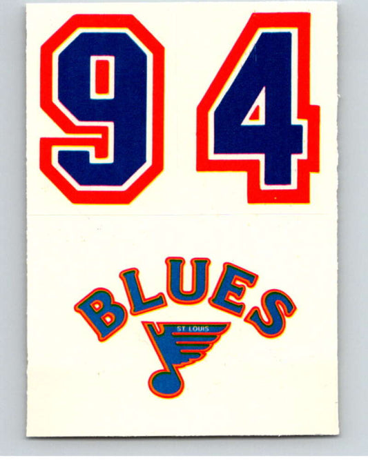 1985-86 Topps Sticker Inserts #28B 94/St. Louis Blues   V52840 Image 1