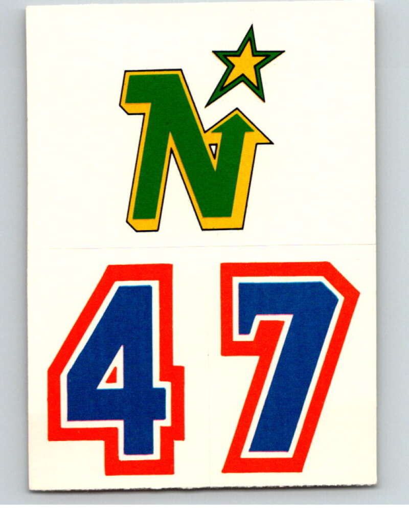 1985-86 Topps Sticker Inserts #29A Minnesota North Stars/47 V52841 Image 1