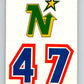 1985-86 Topps Sticker Inserts #29A Minnesota North Stars/47   V52842 Image 1