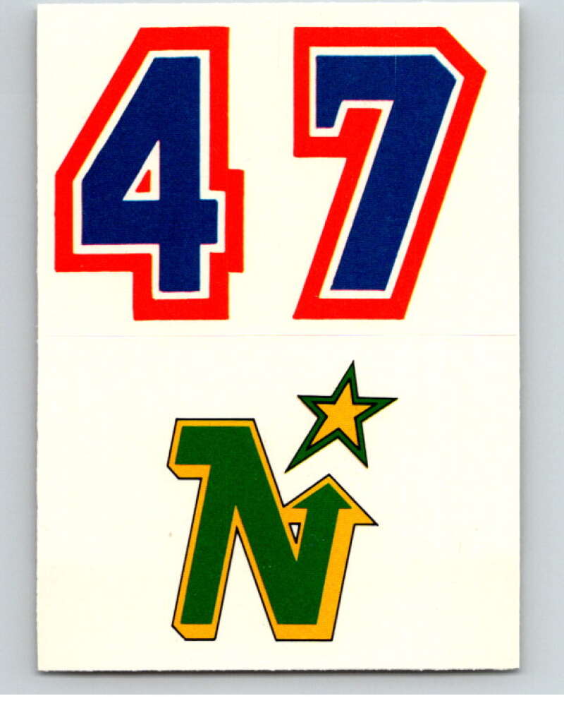 1985-86 Topps Sticker Inserts #29B 47/Minnesota North Stars V52843 Image 1