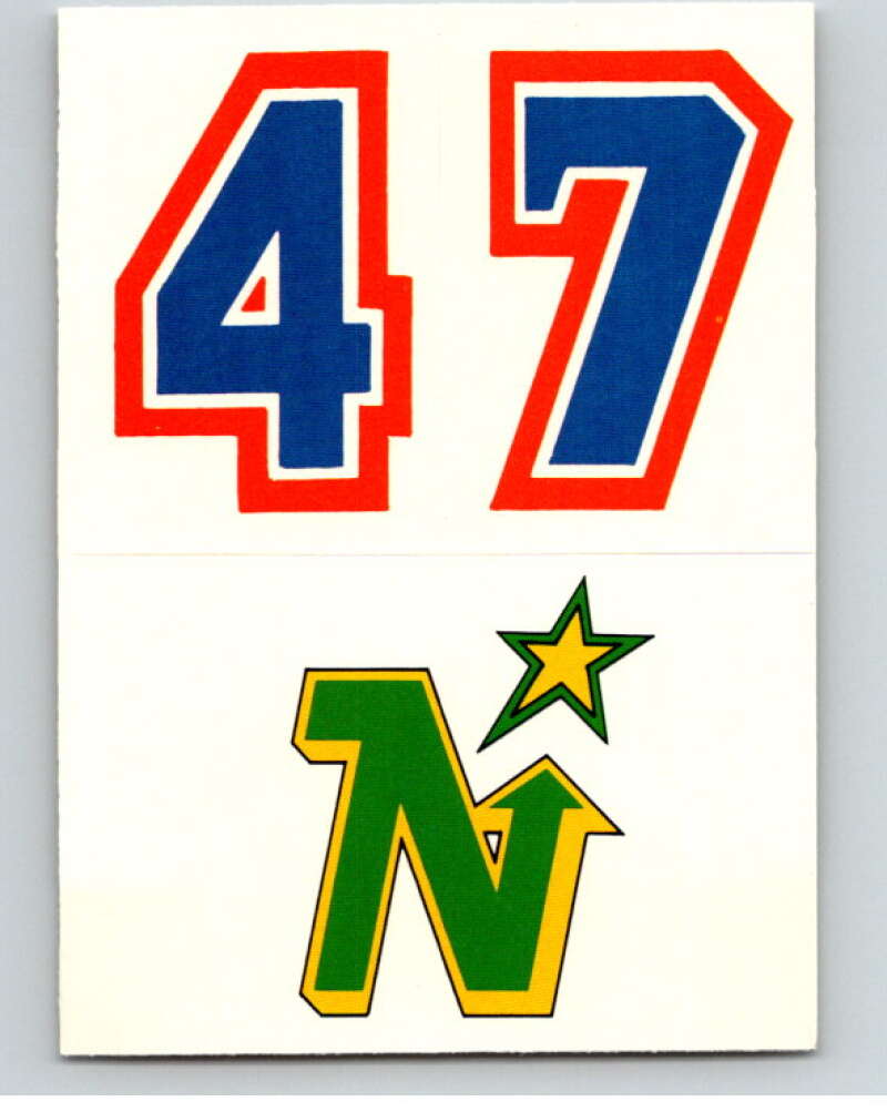 1985-86 Topps Sticker Inserts #29B 47/Minnesota North Stars V52844 Image 1