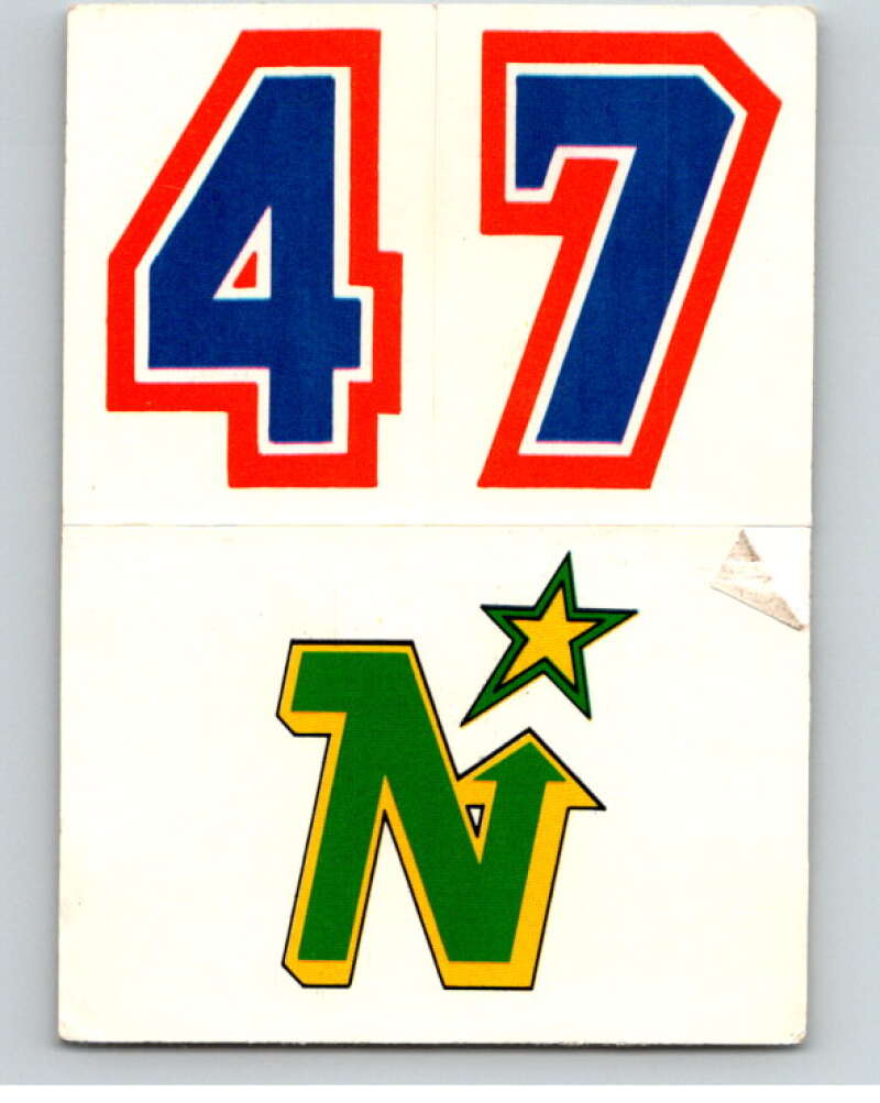 1985-86 Topps Sticker Inserts #29B 47/Minnesota North Stars V52845 Image 1