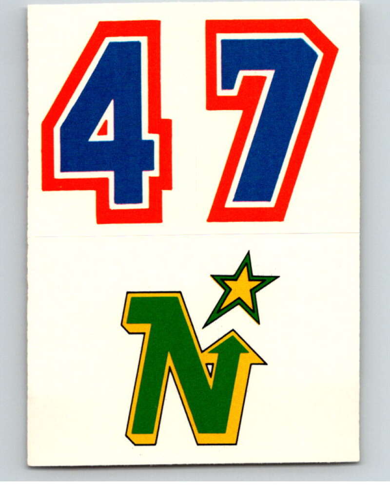 1985-86 Topps Sticker Inserts #29B 47/Minnesota North Stars V52846 Image 1
