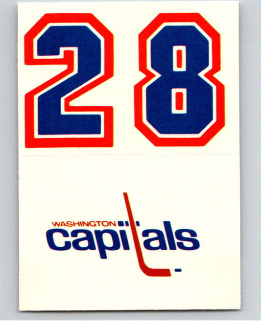 1985-86 Topps Sticker Inserts #30B 28/Washington Capitals   V52850 Image 1