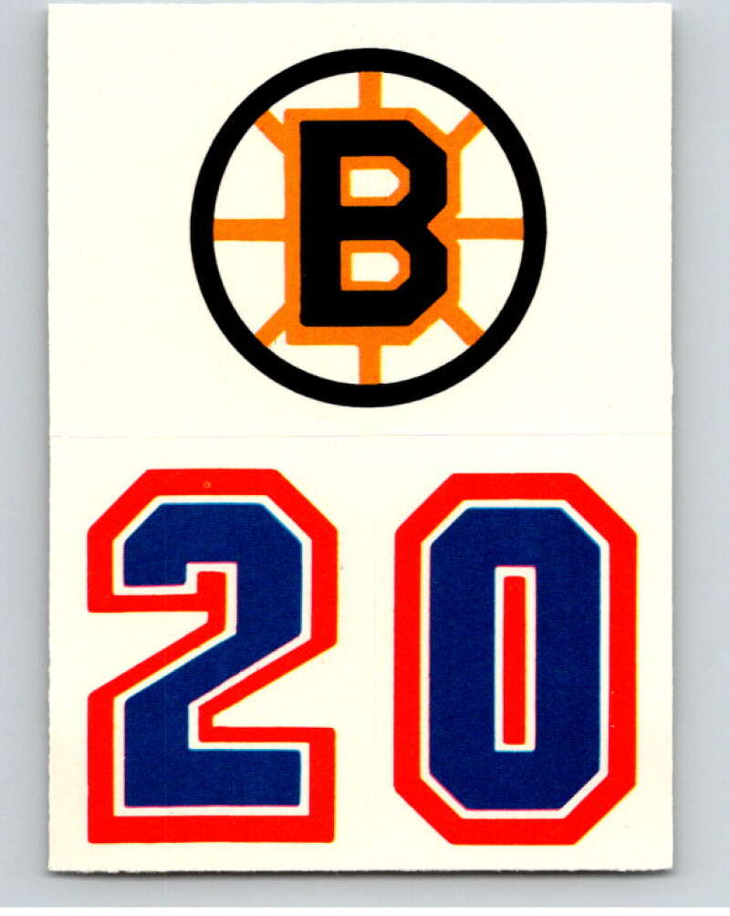 1985-86 Topps Sticker Inserts #31A Boston Bruins/20 V52852 Image 1