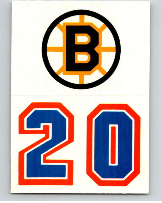 1985-86 Topps Sticker Inserts #31A Boston Bruins/20 V52853 Image 1
