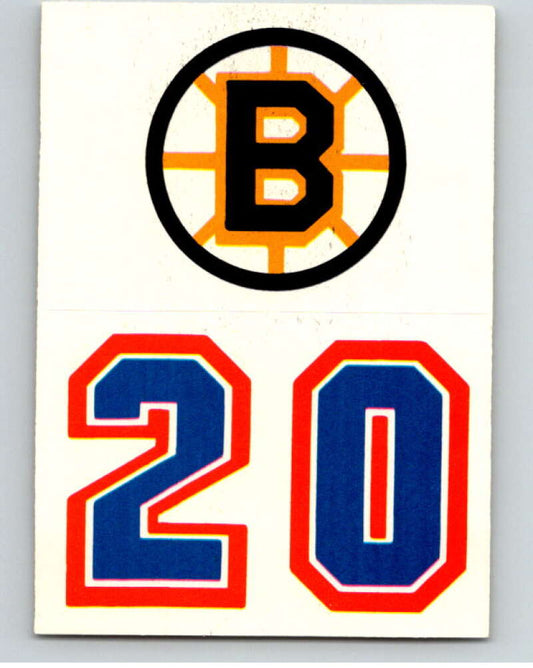 1985-86 Topps Sticker Inserts #31A Boston Bruins/20 V52854 Image 1