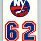 1985-86 Topps Sticker Inserts #32A New York Islanders/62   V52857 Image 1