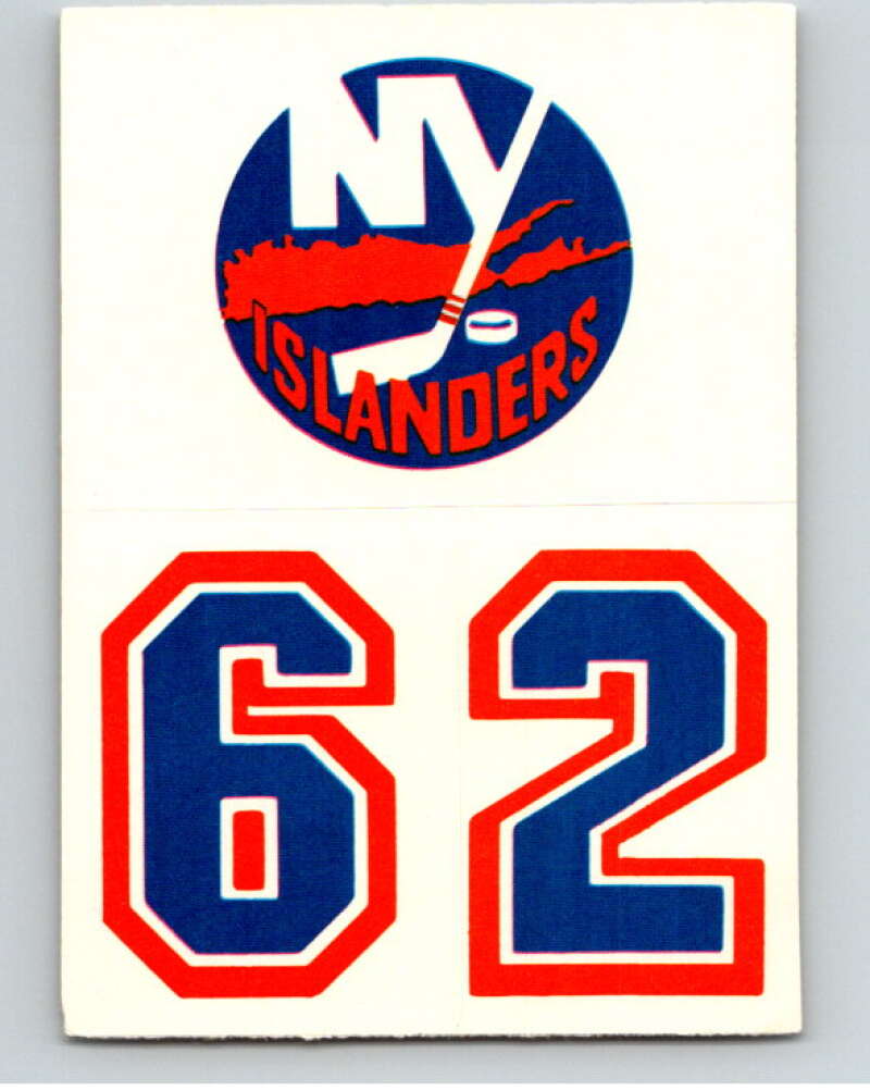 1985-86 Topps Sticker Inserts #32A New York Islanders/62 V52857 Image 1