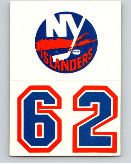 1985-86 Topps Sticker Inserts #32A New York Islanders/62   V52858 Image 1